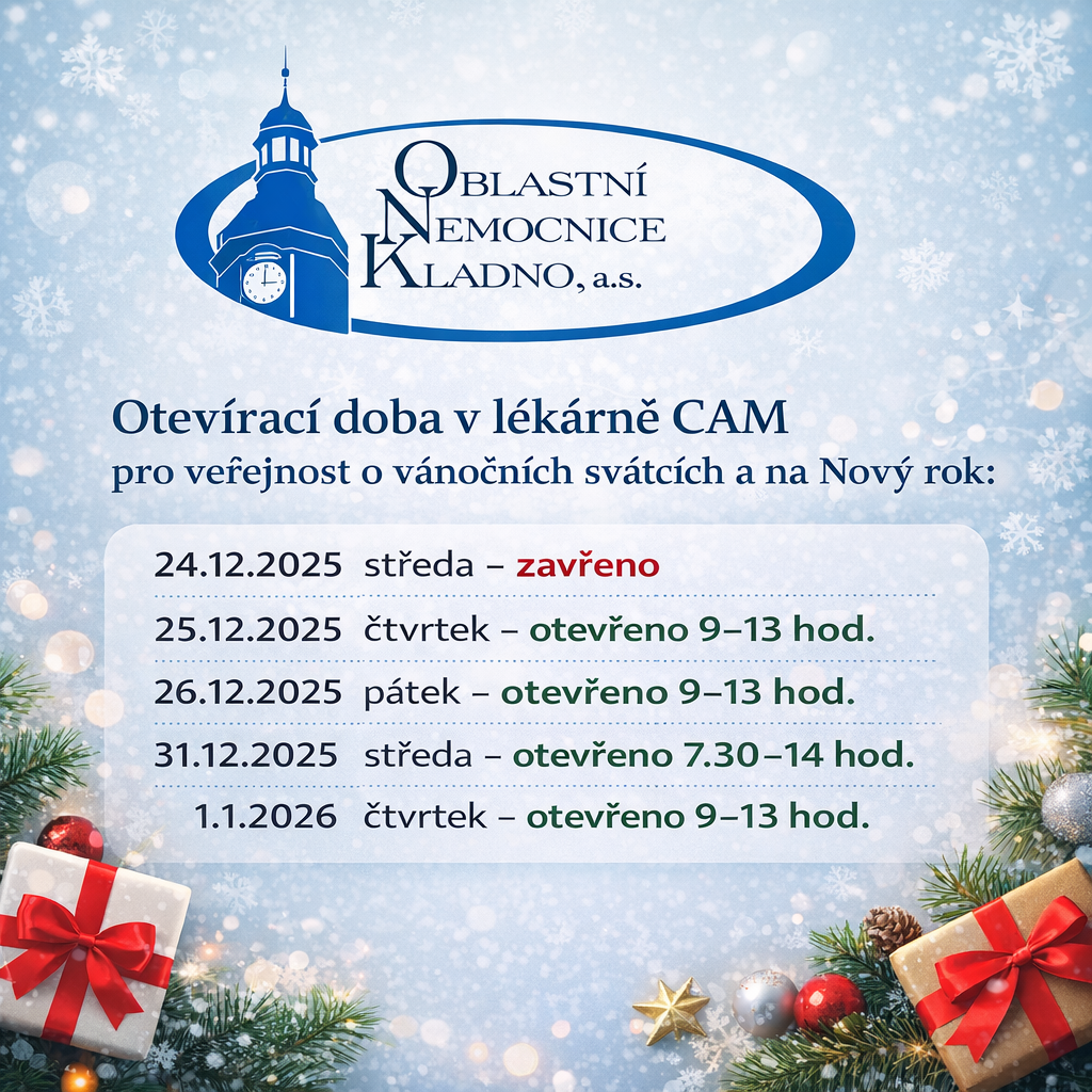 lekarna oteviraci doba vanoce novy rok 2025 2026