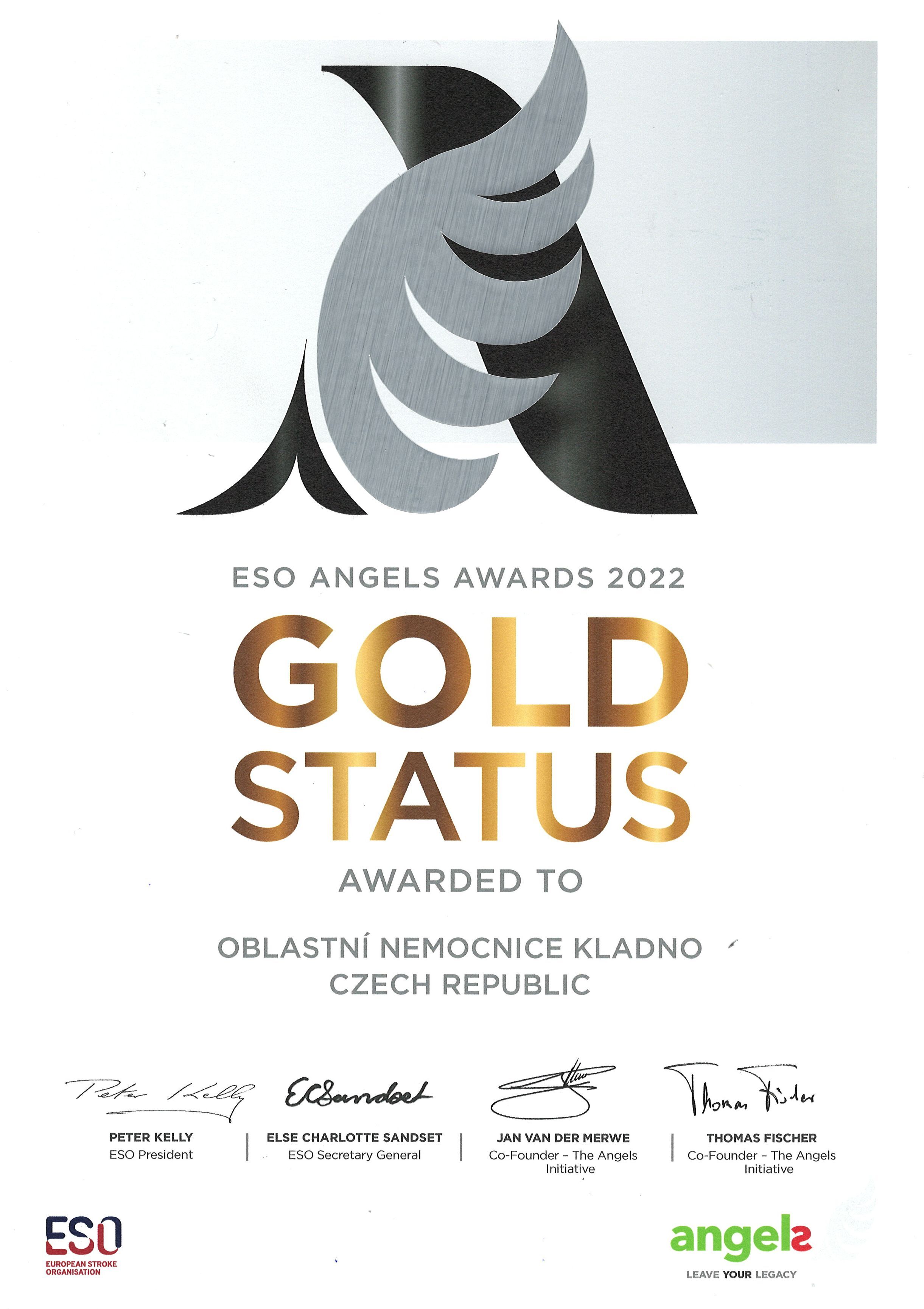 gold eso angels award onk2022