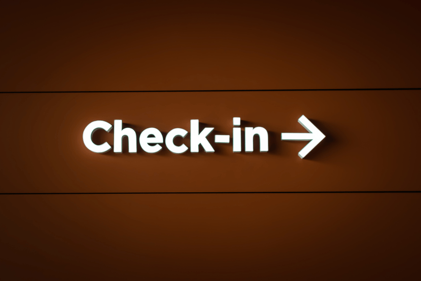 check in