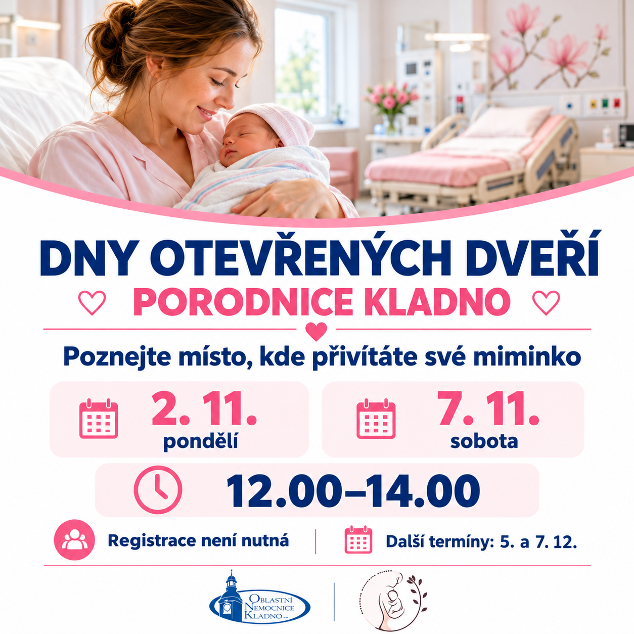 Dny otevřených dveří v porodnici Kladno